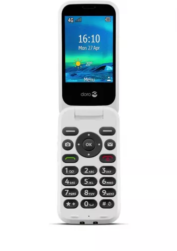 Orange téléphone portable Doro 6880 noir