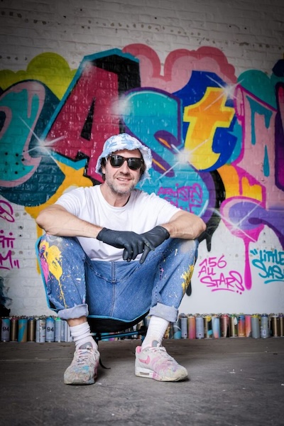 Nasty, street-artiste français présent lors des JNR 2025