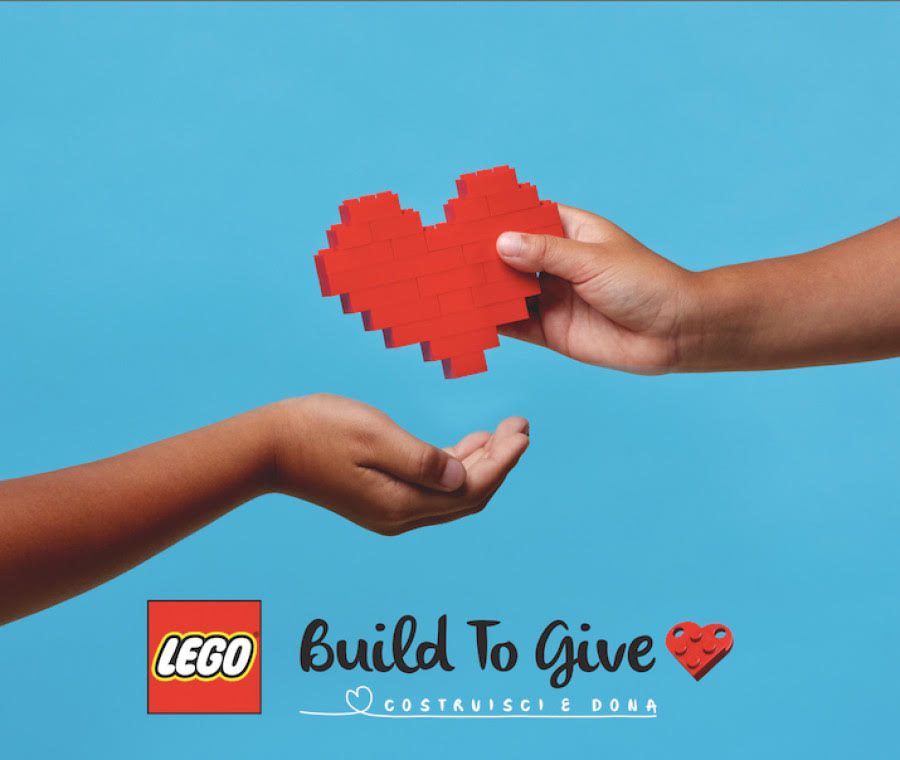 Build to give LEGO