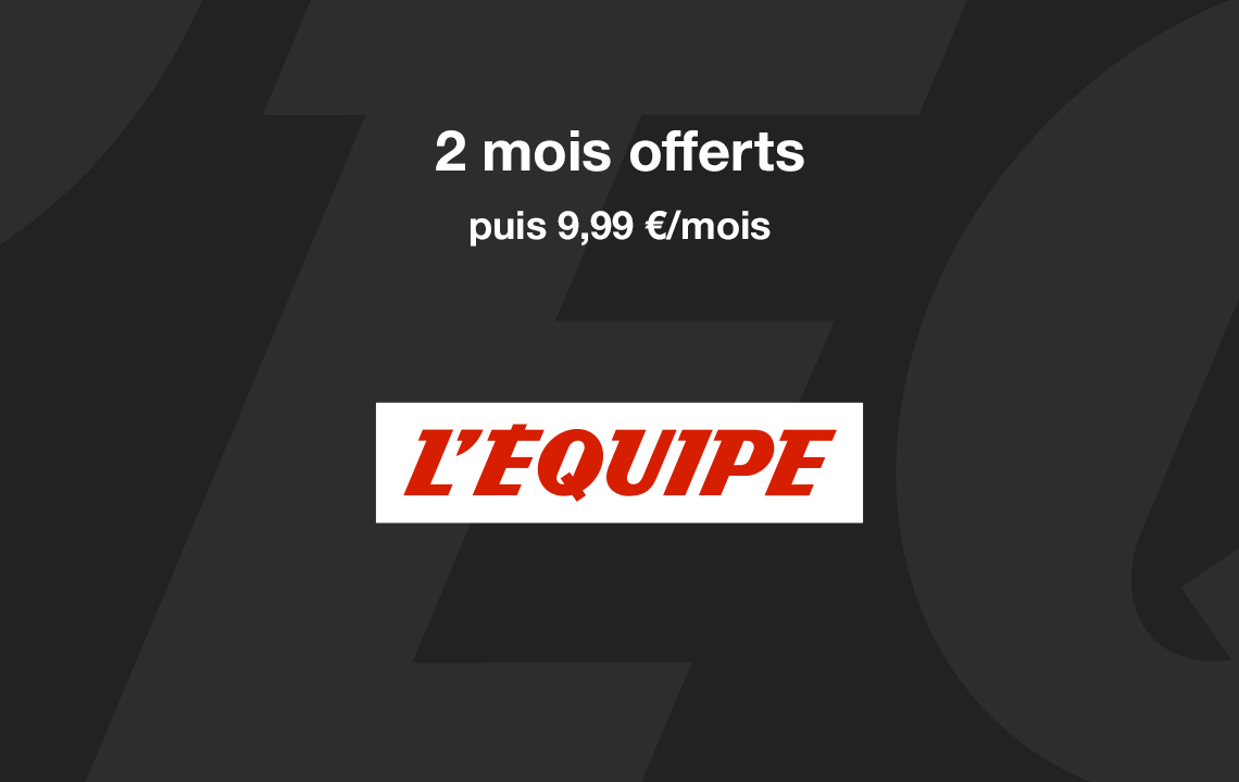 L'Equipe 2 mois offerts