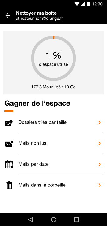 photo messagerie Orange