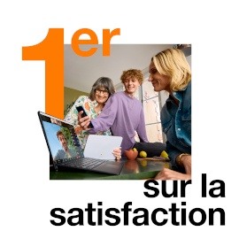 Affiche indiquant 1er sur la satisfaction