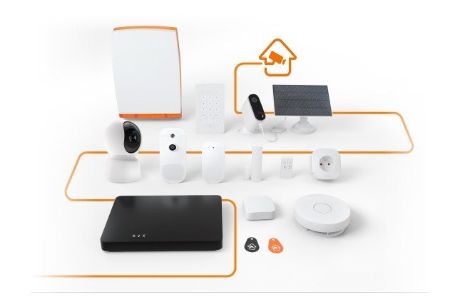 Ensemble d'équipements de l'offre Orange Maison Protégée