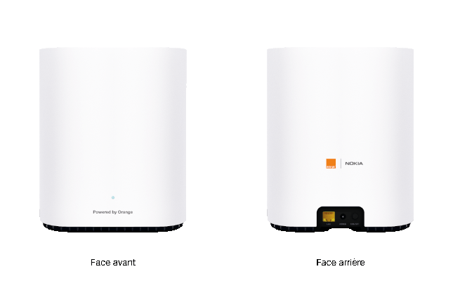 Photo de la Flybox 5G, vues avant et arrière
