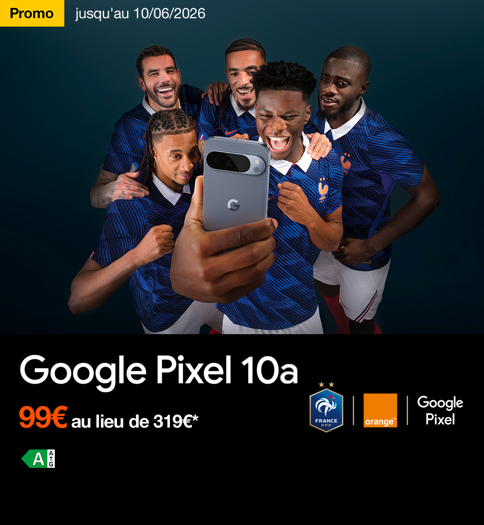 Google pixel 10 à 99€ au lieu de 319€ jusqu'au 19/07/2026