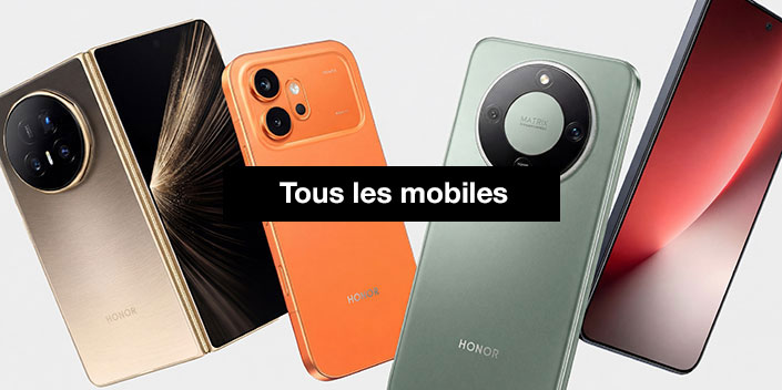 Découvrir tous les mobiles HONOR